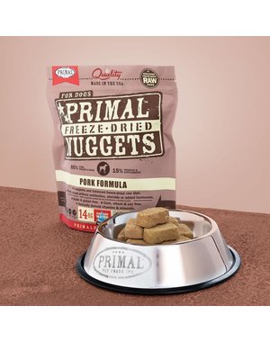 Primal Pet Foods Inc. Primal Freeze-Dried Nuggets Canine Pork Formula 5.5oz