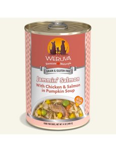 WeRuVa Weruva Dogs in the Kitchen Jammin' Salmon With Chicken & Salmon In Pumpkin Soup 14oz