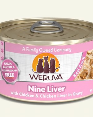 WeRuVa Weruva Nine Liver Chicken & Chicken Liver in Gravy 5.5oz