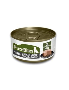 Pure Bites PureBites Protein Pate Chicken & Beef  For Dogs 2.5oz