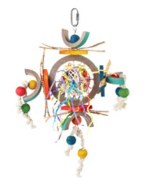 Hari Hari Smart Play Enrichment Parrot Toy  Space Station -Small