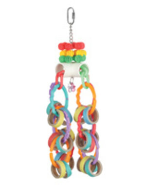 Hari Hari Smart Play Enrichment Parrot Toy -Bagel Cascade