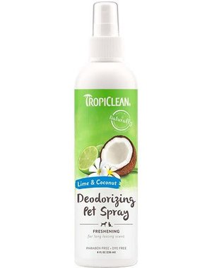TropiClean Trpoiclean Lime and Coconut Deodorizing Pet Spray 8oz