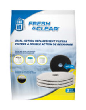 CatIt Cat It Fresh & Clear Dual-Action Replacement Filters 3pk
