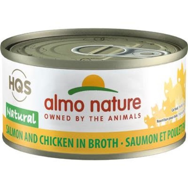 Almo Nature Almo Nature HQS Salmon And Chicken in Broth2.47oz