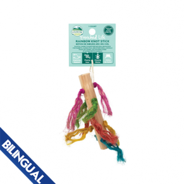 Oxbow Oxbow Enriched Life Rainbow Knot Stick