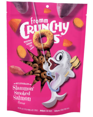 Fromm Family Pet Foods Fromm Crunchy O's Slammon' Smoked Salmon 6 oz