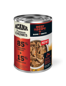 Acana Acana Premium Chunks Beef Recipe in Bone Broth 12.8oz