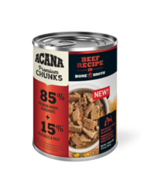 Acana Acana Premium Chunks Beef Recipe in Bone Broth 12.8oz