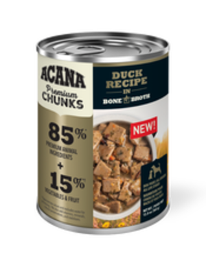 Acana Acana Premium Chunks Duck Recipe in Bone Broth 12.8oz