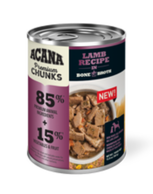 Acana Acana Premium Chunks Lamb Recipe in Bone Broth 12.8 oz