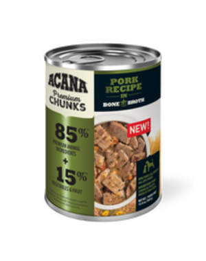 Acana Acana Premium Chunks Pork Recipe in Bone Broth 12.8 oz