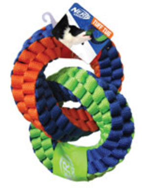 Nerf Dog Nerf Dog Braided Twisted 2-Ring Tug