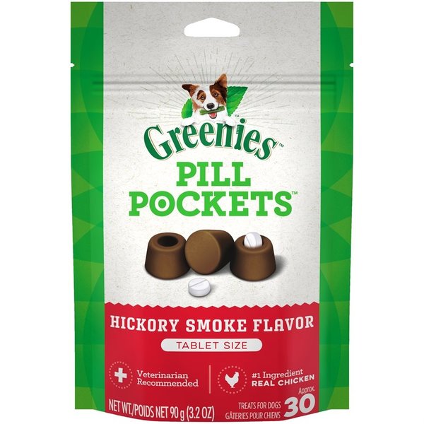 Greenies Greenies Pill Pocket Hickory Smoke Flavour 90g