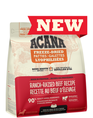 Acana Acana Freeze Dried Patties Ranch Raised Beef Recipe 14oz