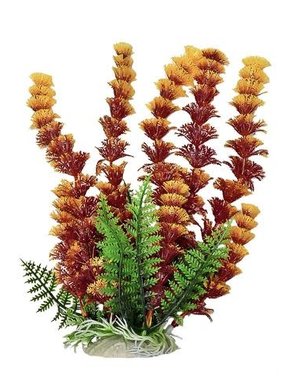 Aquatop AQUATOP Artificial Plant W/ Weighted Base -Cabomba-Like (Fire)