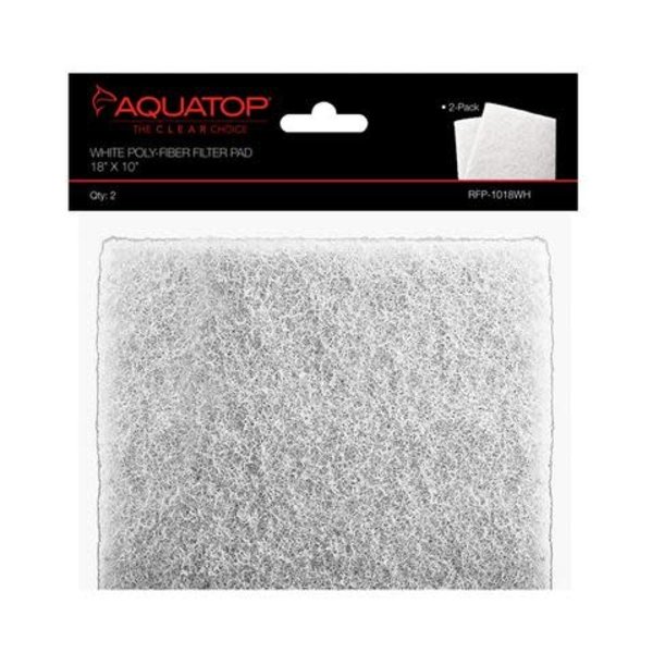 Aquatop AQUATOP Cut To Fit Filter Pad 18" x 10"-White Poly-fiber