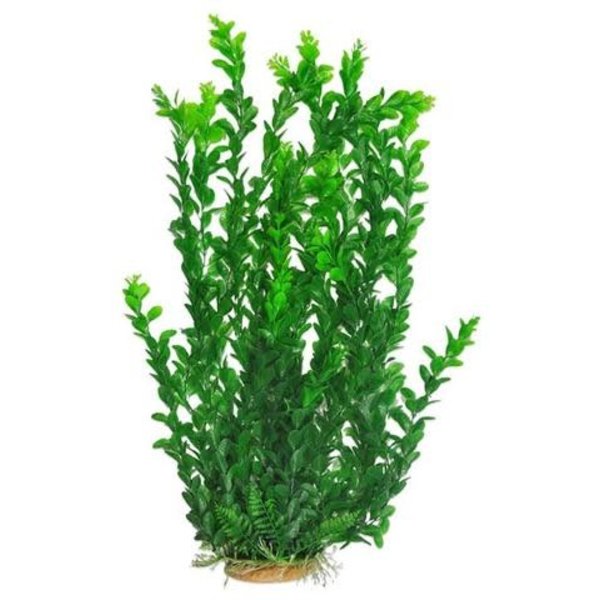 Aquatop AQUATOP Large Artificial Plant W/ Weighted Base -Light Green Medium Leaf 25"