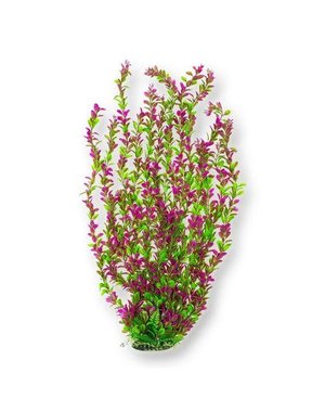 Aquatop AQUATOP Large Artificial Plant W/ Weighted Base -Pink & Green Plant 26"