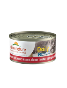Almo Nature Almo Nature Daily Complete Tuna Dinner With Shrimp in Broth 2.47oz