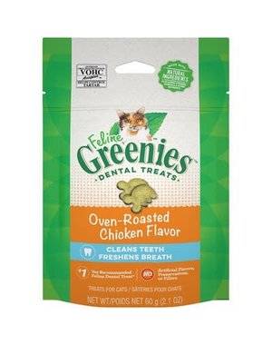 Greenies Greenies Feline Dental Treat Chicken Flavour 60g