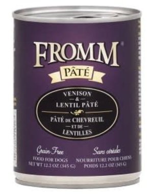 Fromm Family Pet Foods Fromm Pate Venison & Lentil 12 oz