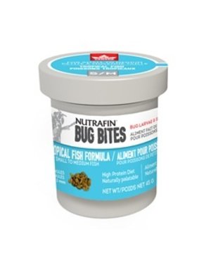 Fluval Fluval Bug Bites Tropical Fish Formula - Small to Medium Fish - 0.7-1.0 mm - 45g