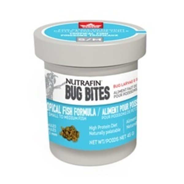 Fluval Fluval Bug Bites Tropical Fish Formula - Small to Medium Fish - 0.7-1.0 mm - 45g