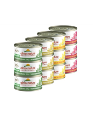 Almo Nature Almo Nature Rotational Variety Pack(#3) Chicken and Tuna (12 Pack) 2.47 oz