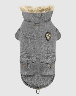 Canada Pooch Canada Pooch Alaskan Army Parka Salt & Pepper