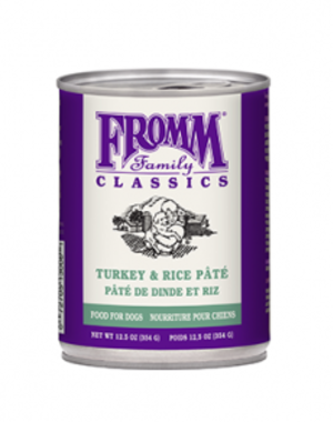 Fromm Family Pet Foods Fromm Classics Turkey & Rice Pate 12.5oz