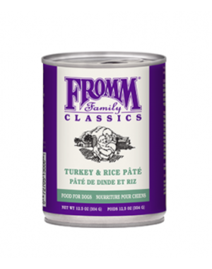 Fromm Family Pet Foods Fromm Classics Turkey & Rice Pate 12.5oz