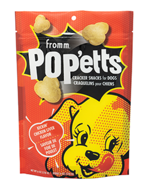 Fromm Family Pet Foods Fromm POP'etts Kickin' Chicken Liver Cracker Snacks for Dogs