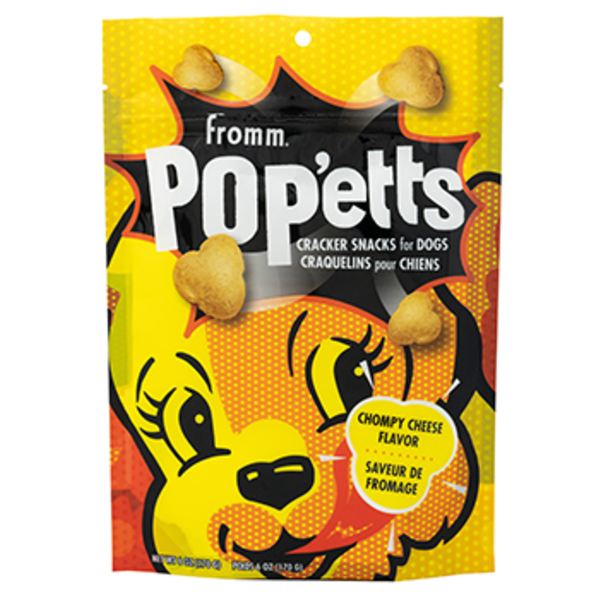 Fromm Family Pet Foods Fromm POP'etts Chompy Cheese Cracker Snacks for Dogs