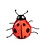 Fabdog Fabdog Faballs Ladybug