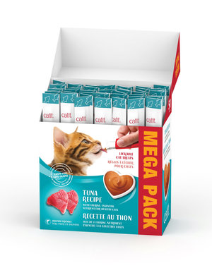 CatIt Catit Creamy Lickable Cat Treat - Tuna Flavour - 50 pack