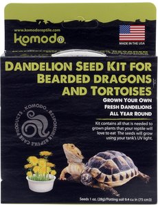 Komodo Komodo Dandelion Seed Kit For Bearded Dragons and Totoises