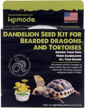 Komodo Products Komodo Dandelion Seed Kit For Bearded Dragons and Totoises