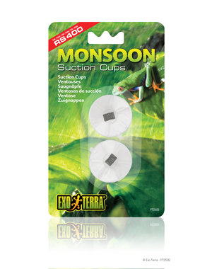 Exo Terra Exo Terra Replacement 2 Support Suction Cups for Monsoon