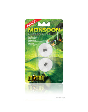 Exo Terra Exo Terra Replacement 2 Support Suction Cups for Monsoon