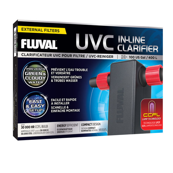 Fluval Fluval UVC In-Line Clarifier - up to 100 US Gal (400 L)