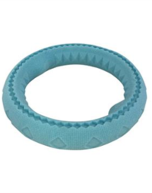 Messy Mutts Totally Pooched  Chew n' Tug Rubber Ring