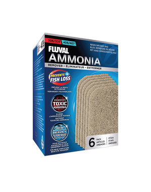 Fluval Fluval 306/406 and 307/407 Ammonia Remover - 6 pack