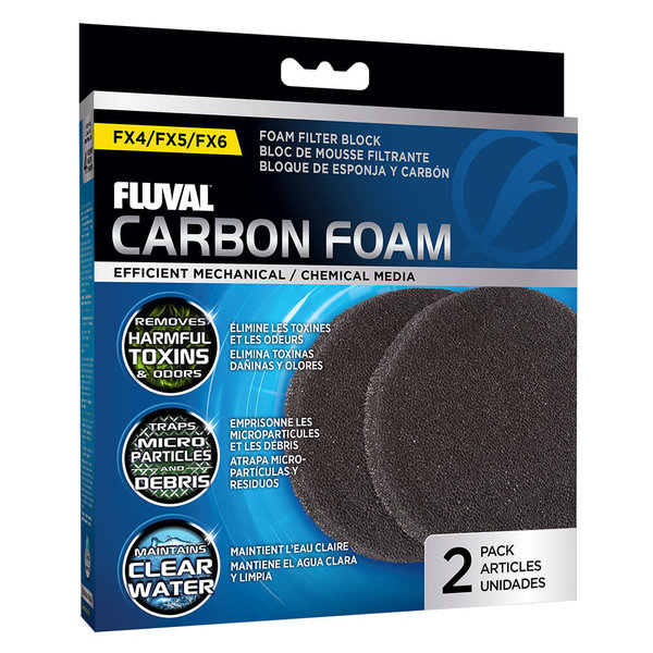 Fluval Fluval Carbon Foam Pads - 2 pack