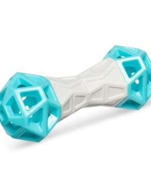 Messy Mutts Totally Pooched Flex n' Squeak Toy, Foam Rubber, 7"