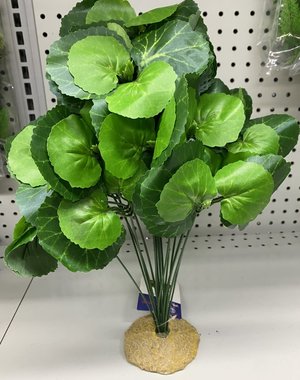 Aqua Globe Aquaglobe silk plant with base -Malus 14" high