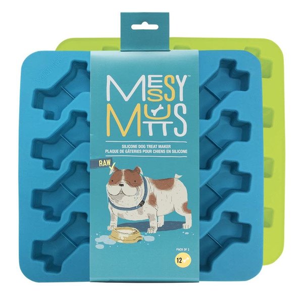 Messy Mutts Messy Mutts Silicone Bake And Freeze Treat Maker 2pack