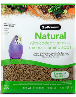 Zupreem Products Zupreem Natural For Small Birds 2.25lb