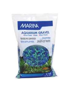 Marina Marina Decorative Aquarium Gravel - Tri-Colour Blue