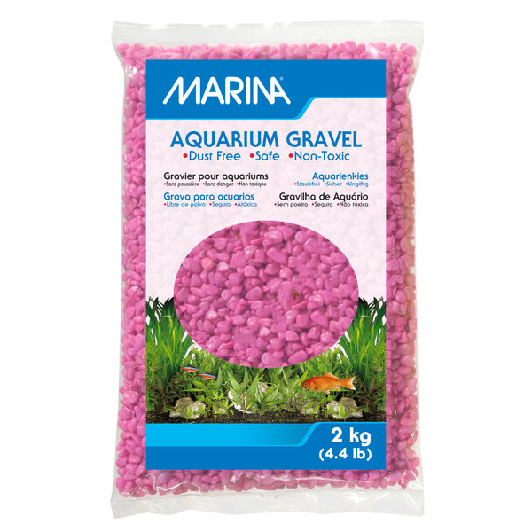 Marina Marina Decorative Aquarium Gravel - Pink - 2 kg (4.4 lb)